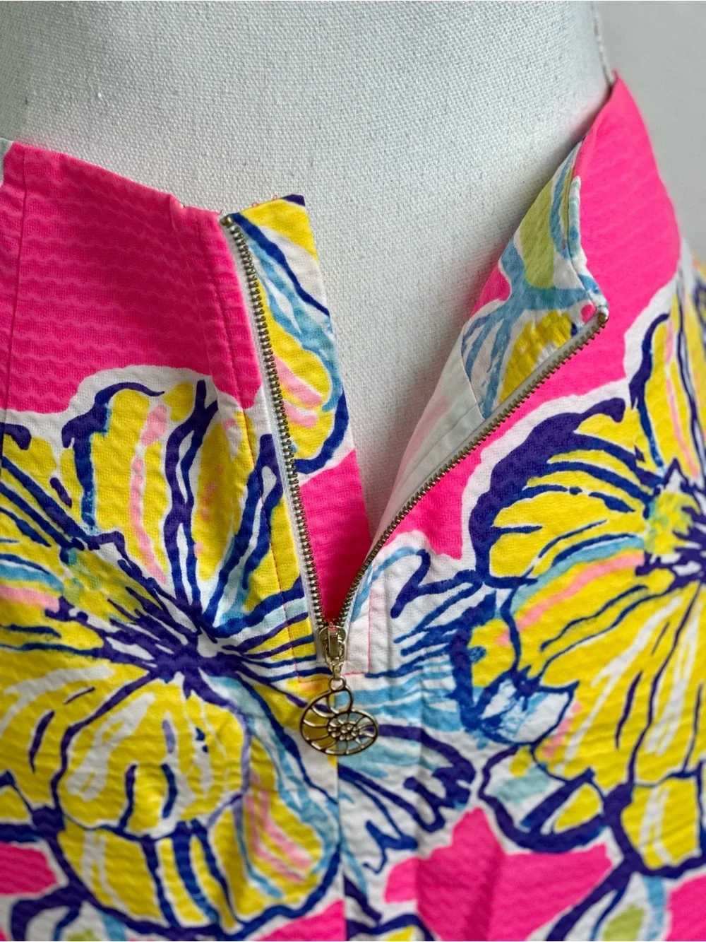Lilly Pulitzer Marigold Skort in the “Kir Royal Pink Swept By The Tides” Print